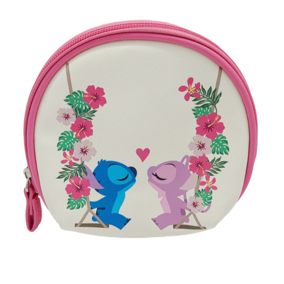 Disney Accessory Pouch Box Lunch Lio and‎ Angel - Picture 1 of 3